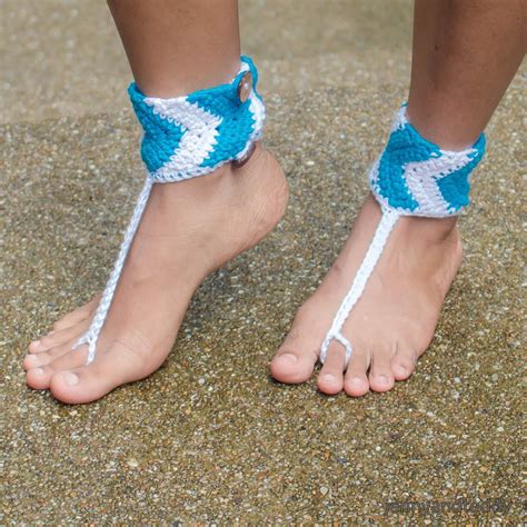 Crochet barefoot sandal for linggo ng wika